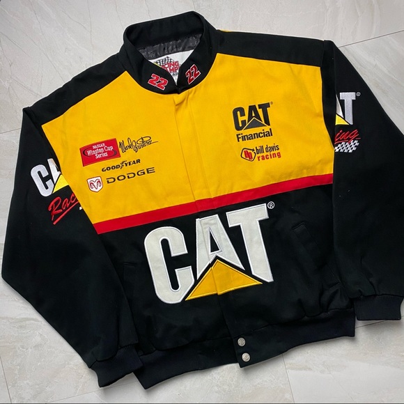 Nascar Other - Vintage NASCAR CAT RACING JACKET EXCELLENT COND L